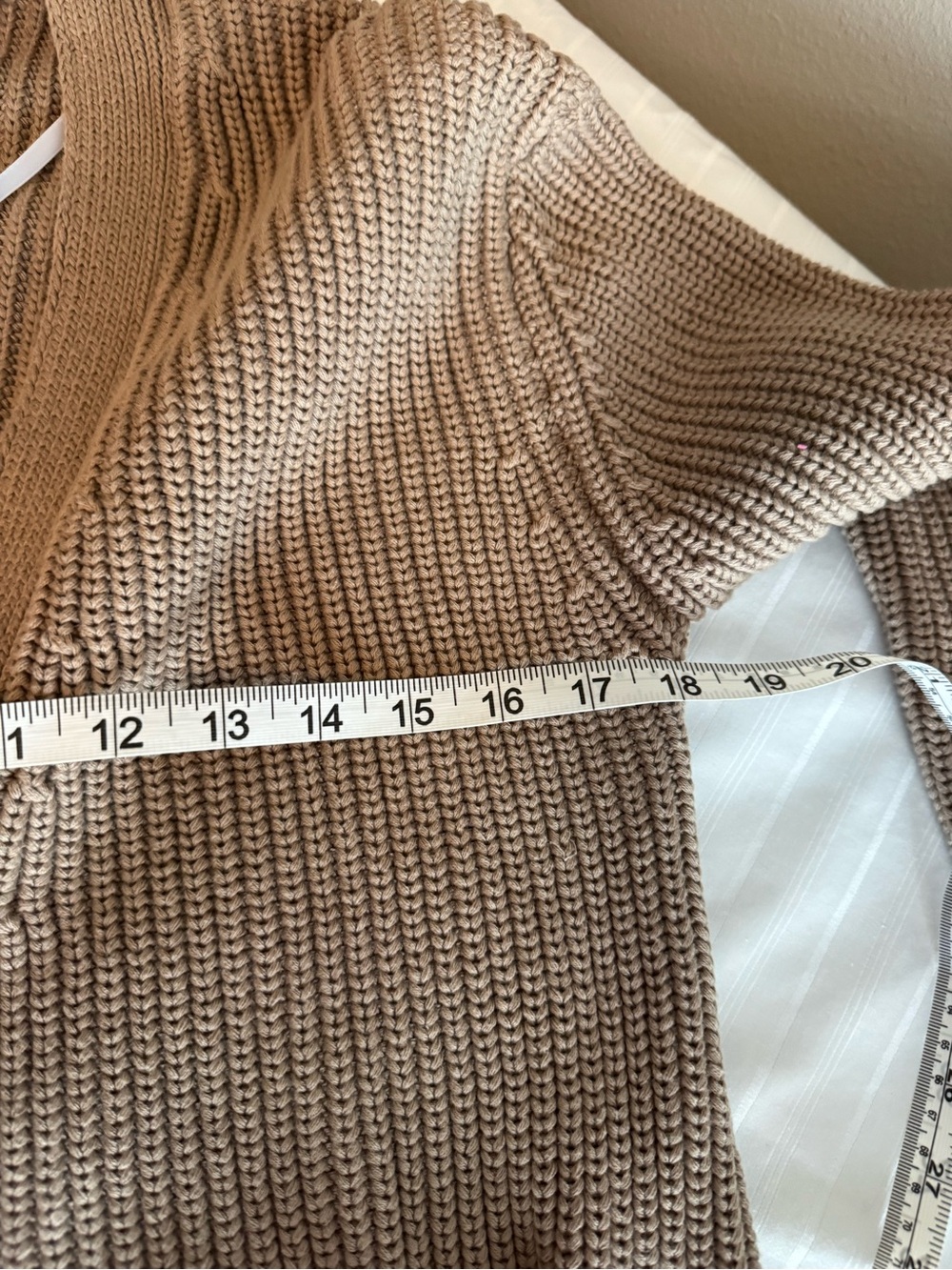 John + Jenn Tan Ribbed Button-Front Cardigan - Picture 5 of 6